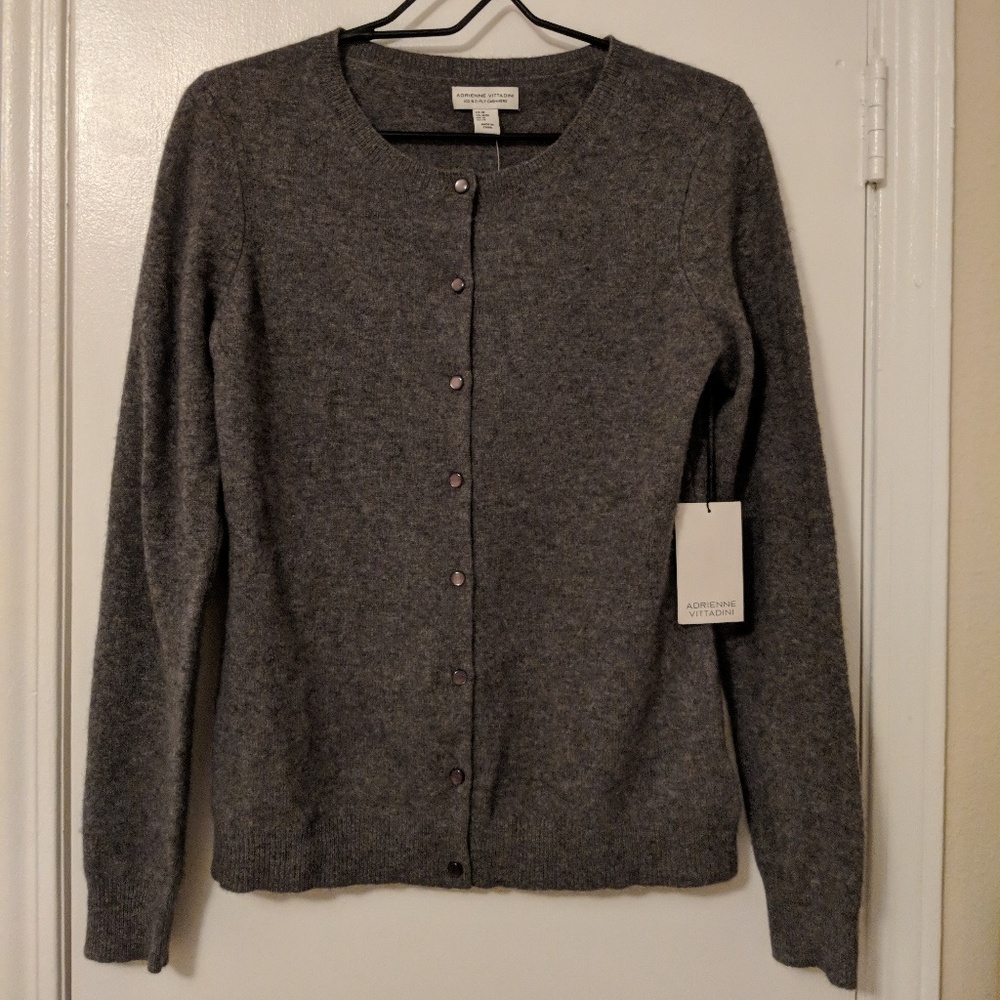 🚫SOLD🚫adrienne vittadini grey cardigan